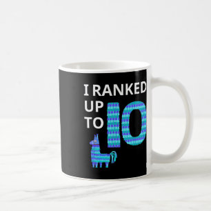 Ranked Up To 10 Birthday Video Game Llama Piñata B Coffee Mug