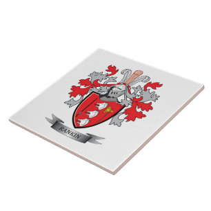 Rankin Family Crest Coat of Arms Tile