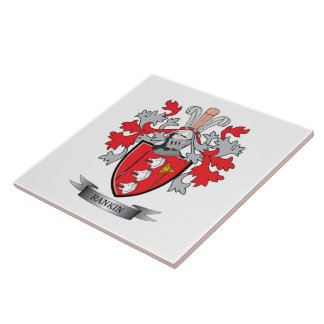 Rankin Family Crest Coat of Arms Tile