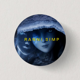 Ranni face from Elden ring, version RANNI SIMP 3 Cm Round Badge