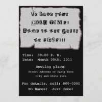 Ransom Note For Party