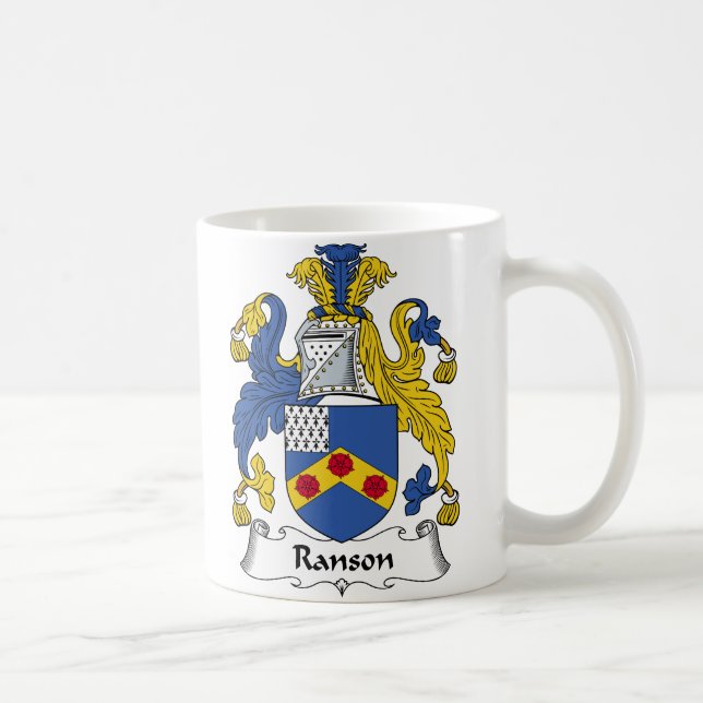 Ranson Family Crest Coffee Mug (Right)