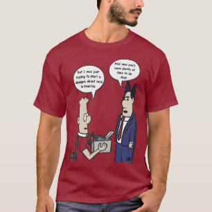 Rant Cartoon Men's Maroon Long Sleeved Shirt