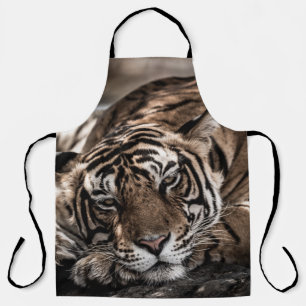 Ranthambore tiger: close-up fine art. apron