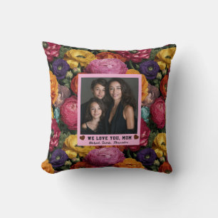 Ranunculus Bouquet  Mother Apartment Decor Classic Cushion