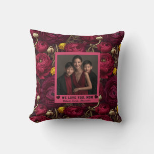 Ranunculus Flower Best Mama Beach House cottagecor Cushion