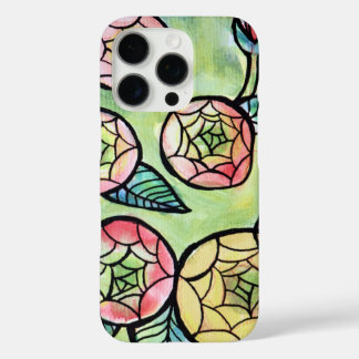 Ranunculus Flower Illustration Cute Pink Flowers iPhone 16 Pro Case