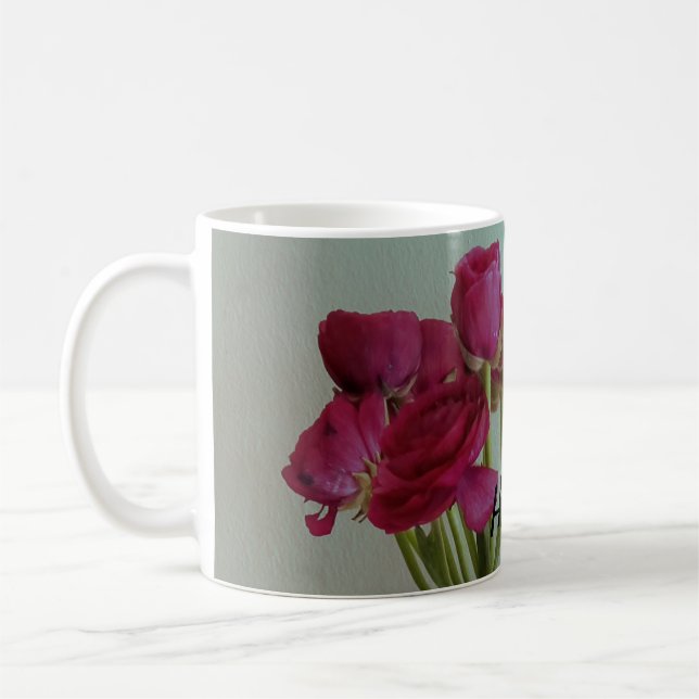  Ranunculus Original Flower Photograph V3 For Her Coffee Mug (Left)