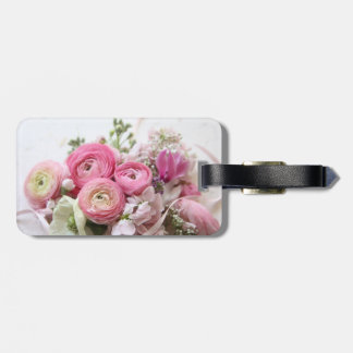 ranunculus, other spring blooms luggage tag