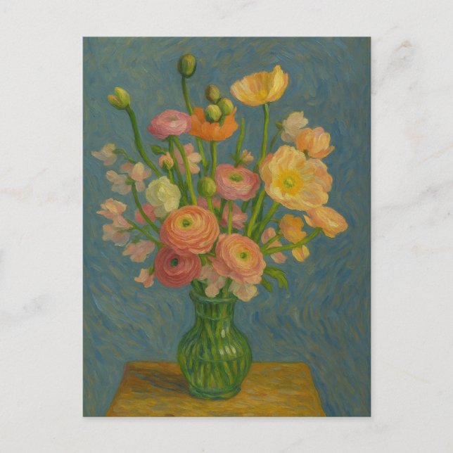 Ranunculus Postcard (Front)