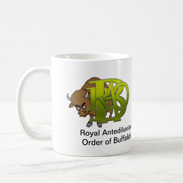 RAOB - Royal Antediluvian Order of Buffalo's Coffee Mug (Left)