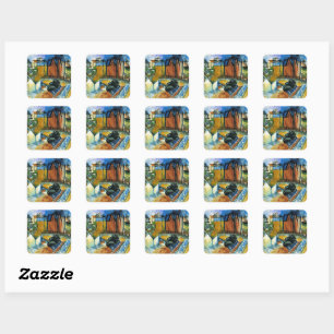 Raoul Dufy, The Beach at Havre, Square Sticker