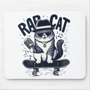 Rap Cat Harmony Mouse Mat