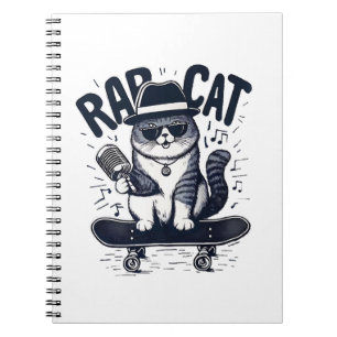 Rap Cat Harmony Notebook