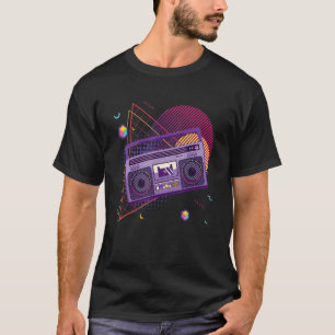 Rap Old School 80s 90s Boombox T-Shirt