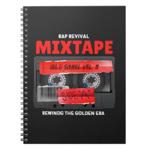 Rap Revival Golden Era Mixtape Notebook