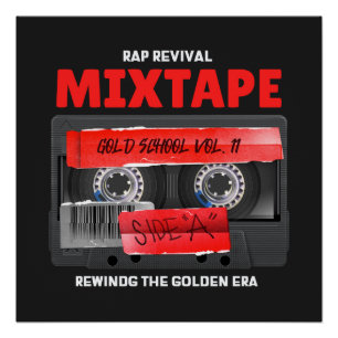 Rap Revival Golden Era Mixtape Poster