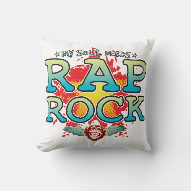 Rap Rock Soul Cushion (Front)