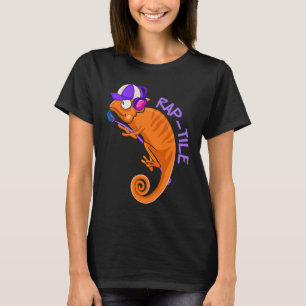 Rap tile Rapper Reptile Lover Hip hop Music Herpet T-Shirt