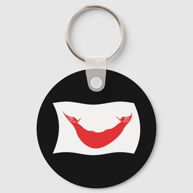 Rapa Nui Flag Keychain (Front)