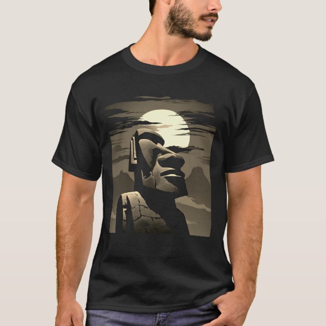 Rapa Nui, Moai T-Shirt (Front)