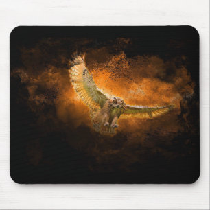 Rapacious Owl Mouse Mat