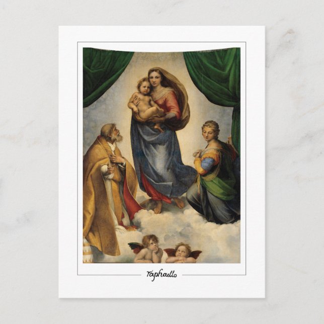 Raphael #16 - Fine Art Postcard (Front)