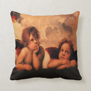 Raphael Angelic Cherub Art Cushion