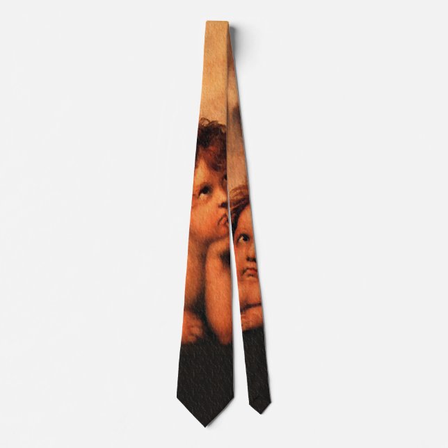 Raphael Angelic Cherub Art Tie (Front)