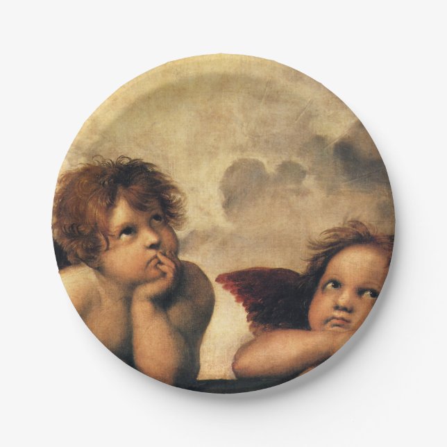 RAPHAEL - Angels 1512 Paper Plate (Front)