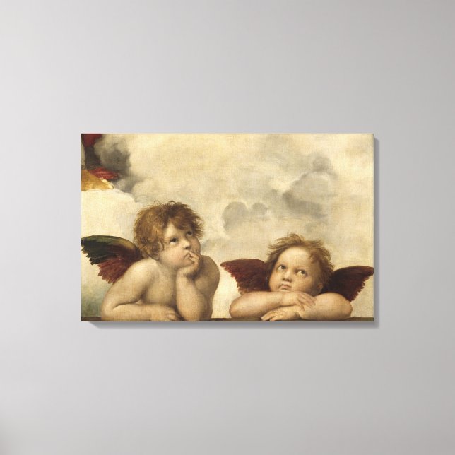 Raphael Angels Canvas Print (Front)