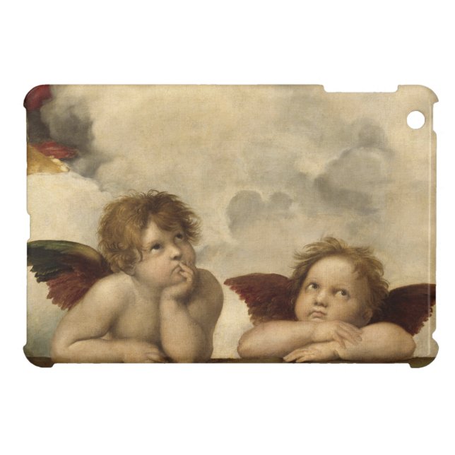 Raphael Angels iPad Mini Case (Back Horizontal)