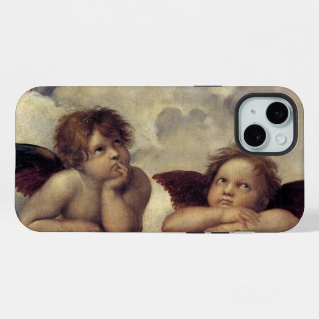 Raphael Angels iPhone Case (Back Horizontal)