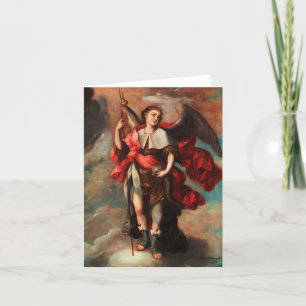 Raphael Archangel by Fray Miguel de Herrera Thank You Card
