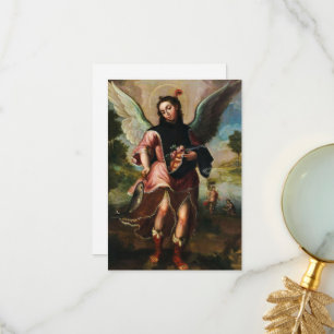 Raphael Archangel by José de Paez Thank You Card
