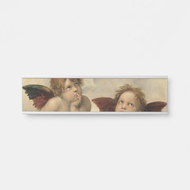 Raphael Cherubs Angels Door Sign (Front)