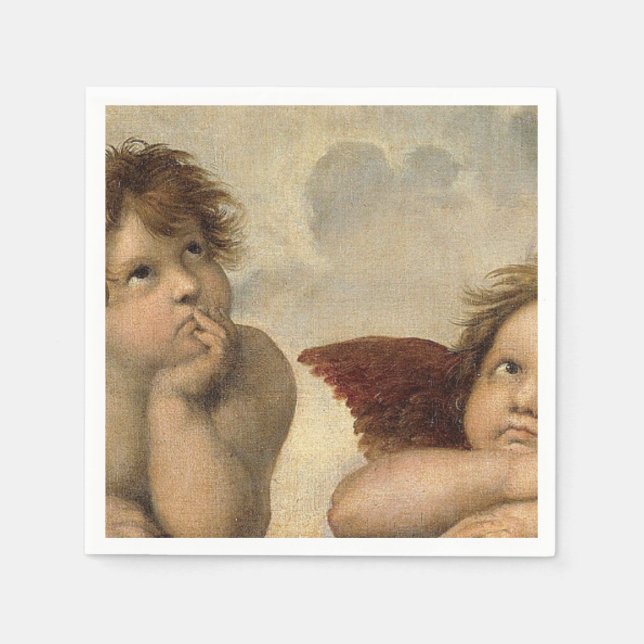 Raphael Cherubs Angels Napkin (Front)