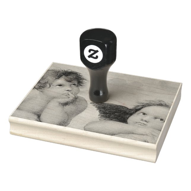 Raphael Cherubs Angels Rubber Stamp (Stamp)