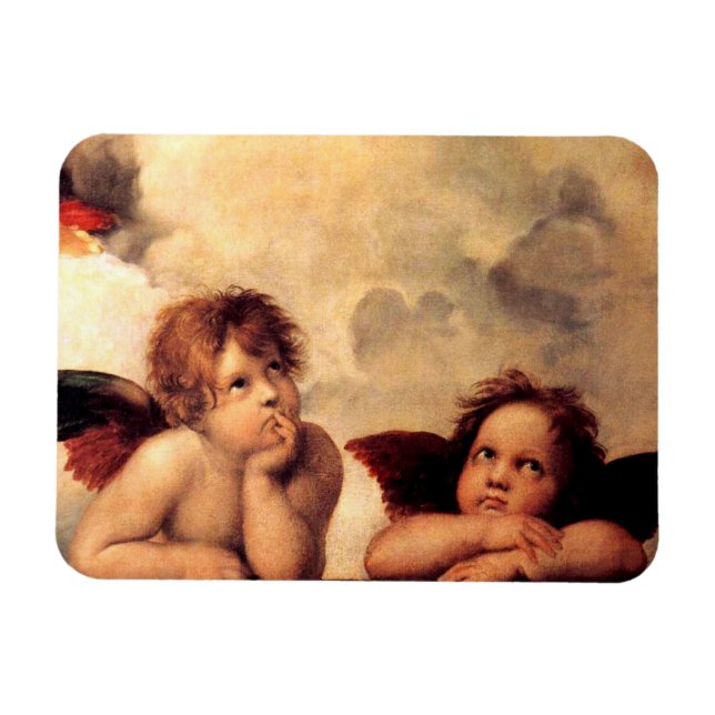 Raphael Cherubs Sistine Madonna Magnet (Horizontal)