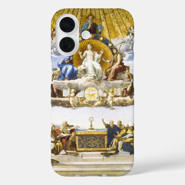 Raphael Disputation of the Holy Sacrament Art Case-Mate iPhone Case (Back)