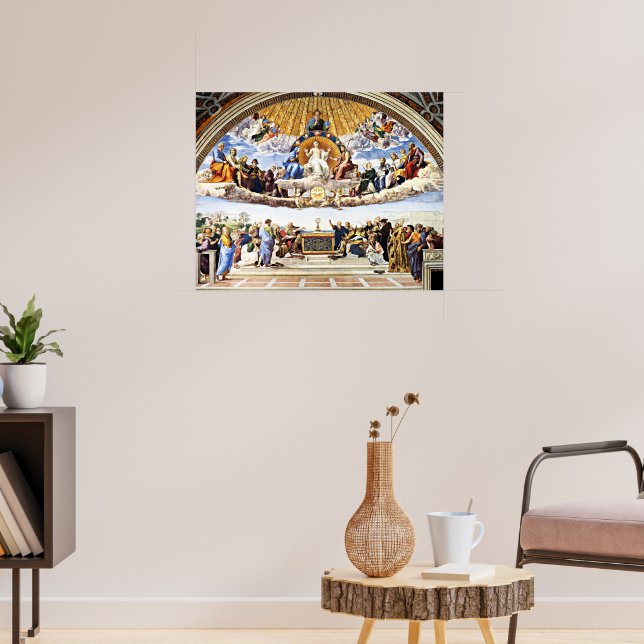 Raphael - Disputation of the Holy Sacrament Poster (Living Room 3)