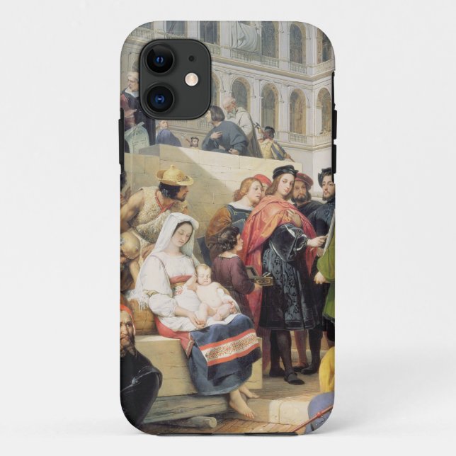 Raphael in the Vatican, 1832 (oil on canvas) Case-Mate iPhone Case (Back)