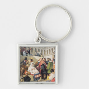 Raphael in the Vatican, 1832 (oil on canvas) Key Ring