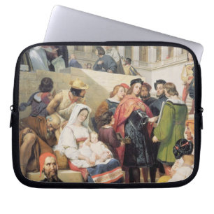 Raphael in the Vatican, 1832 (oil on canvas) Laptop Sleeve