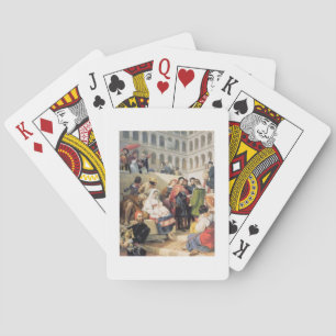 Raphael in the Vatican, 1832 (oil on canvas) Playing Cards