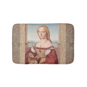 Raphael Lady and the Unicorn Classic fine art Bath Mat