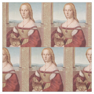 Raphael Lady and the Unicorn Classic fine art Fabric