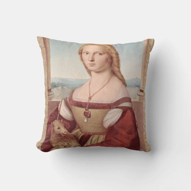 Raphael Lady and Unicorn Classic Cushion (Front)