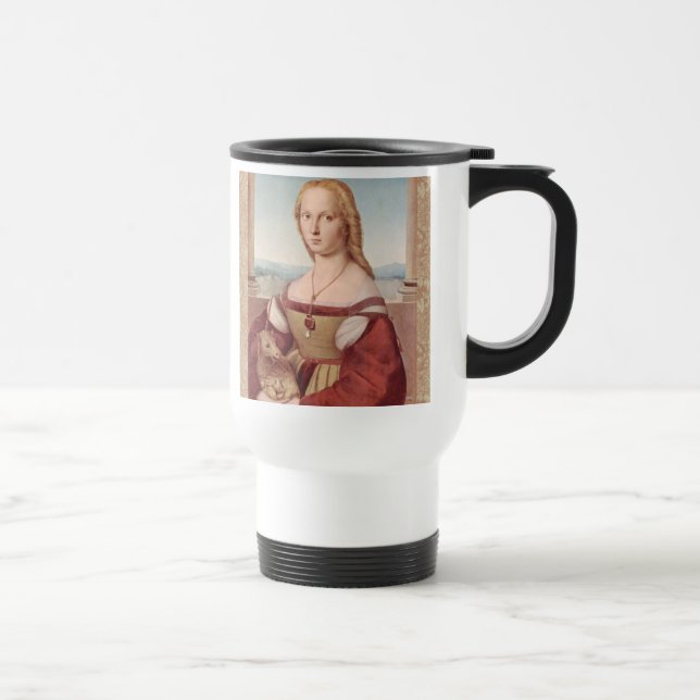 Raphael Lady and Unicorn Classic Travel Mug (Right)