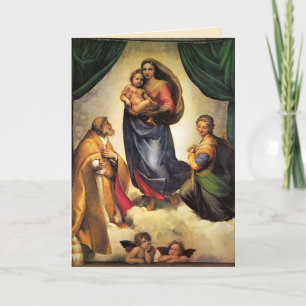 Raphael Madonna & Child Christmas Card